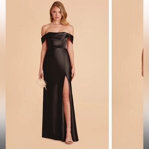 BIRDY GREY - MIA SHINY SATIN CONVERTIBLE DRESS